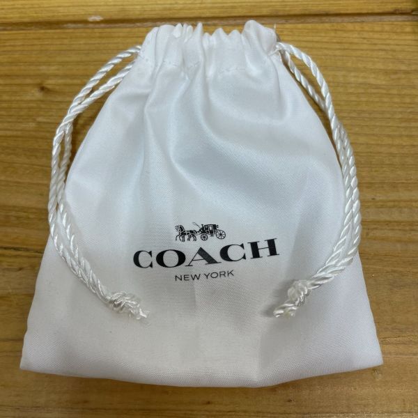 E3069【コンパクト】【未使用】 COACH／コーチ バッグチャーム キーホルダー キーリング 保管品_画像6