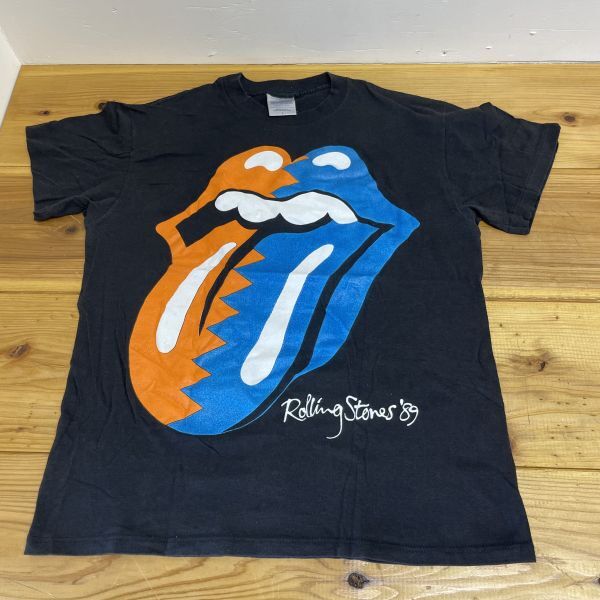 E4067[ unopened contains ] Rolling Stones| low ring Stone z America Tour T-shirt summarize 1989 size :L