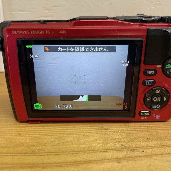 E4061【動作品】 OLYMPUS／オリンパス コンパクト デジタルカメラ Tough TG-5 4K 取説付き_画像3