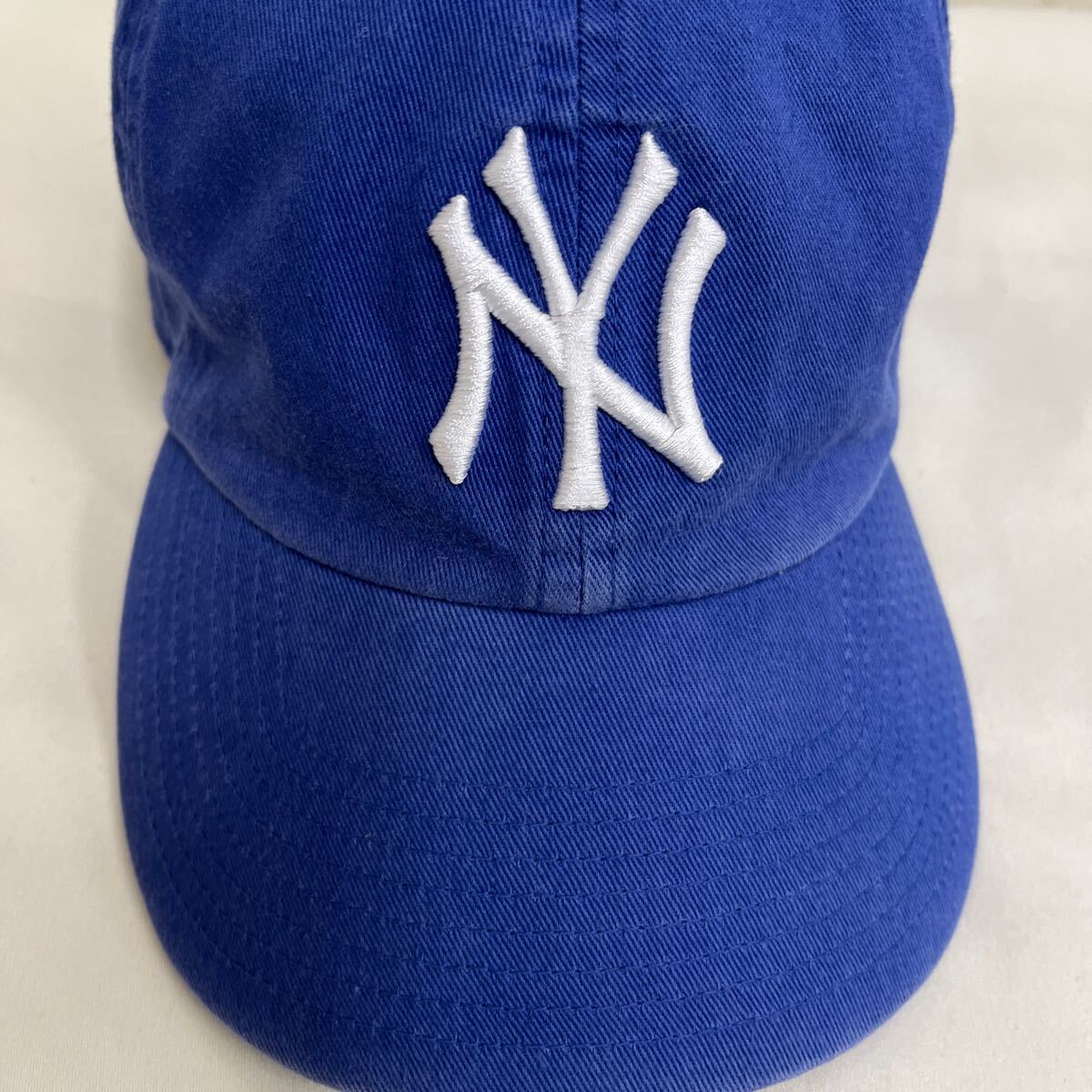 【おすすめ♪】e12 47Brand フォーティーセブンブランド　キャップ 帽子　青 アジャスタキャップ　定番 ニューヨークヤンキース お買い得！_画像5