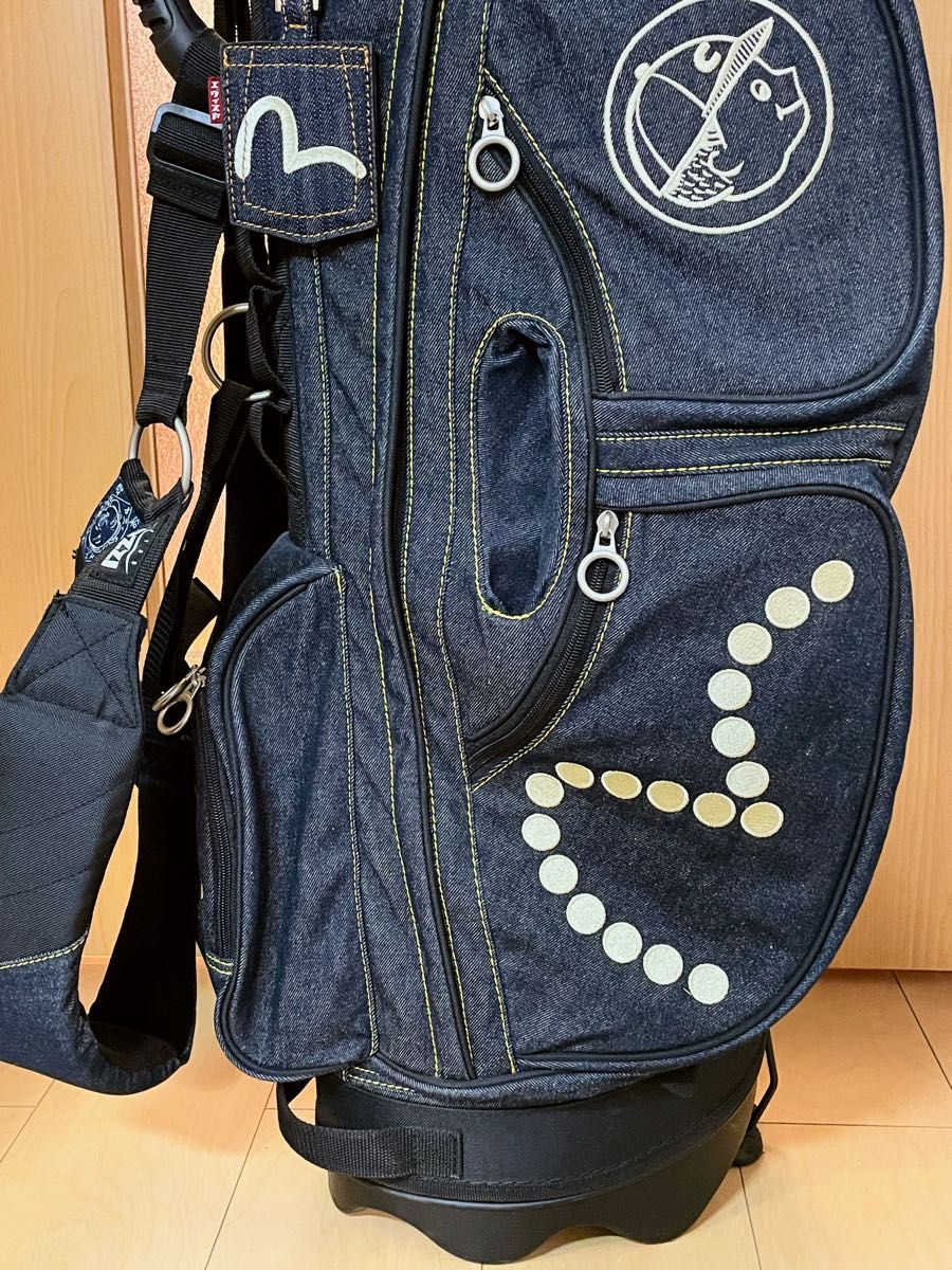 希少価値】EVISU エヴィス エビス スタンドキャディバッグ 希少価値】EVISU エヴィス エビス スタンドキャディバッグ