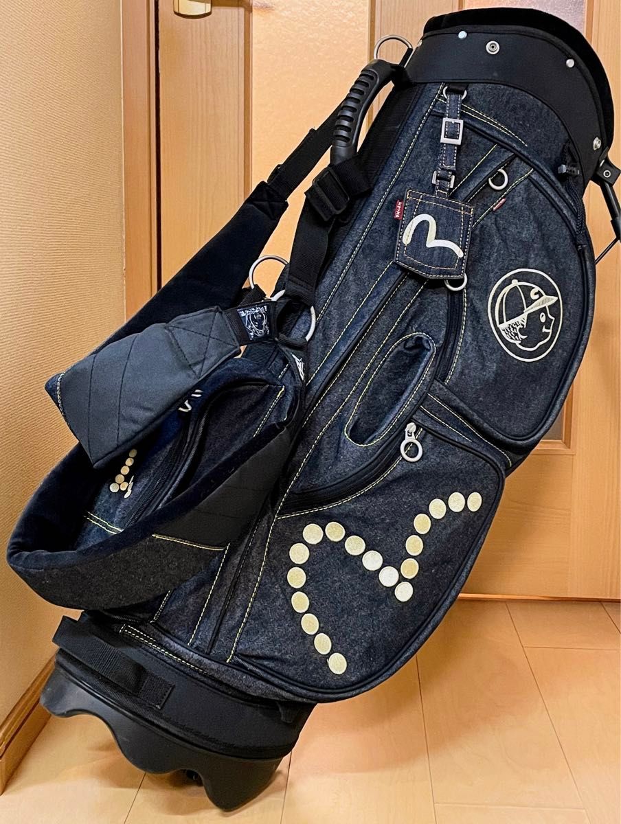 希少価値】EVISU エヴィス エビス スタンドキャディバッグ 希少価値】EVISU エヴィス エビス スタンドキャディバッグ