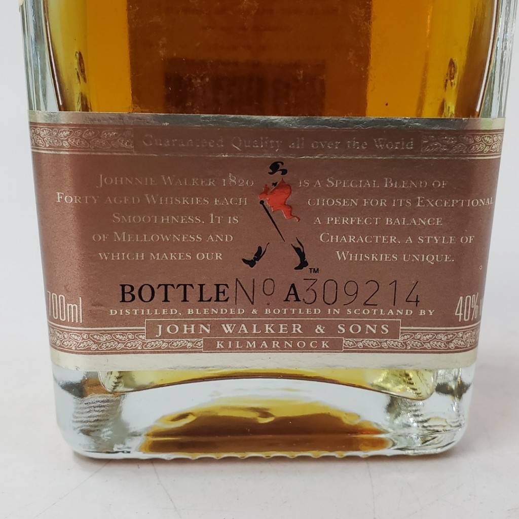 M35591(054)-603/TH12000　酒　JOHNNIE WALKER SPECIAL 1820 BLEND ジョニーウォーカー スペシャル ブレンド スコッチ 40％ 700ml_画像6