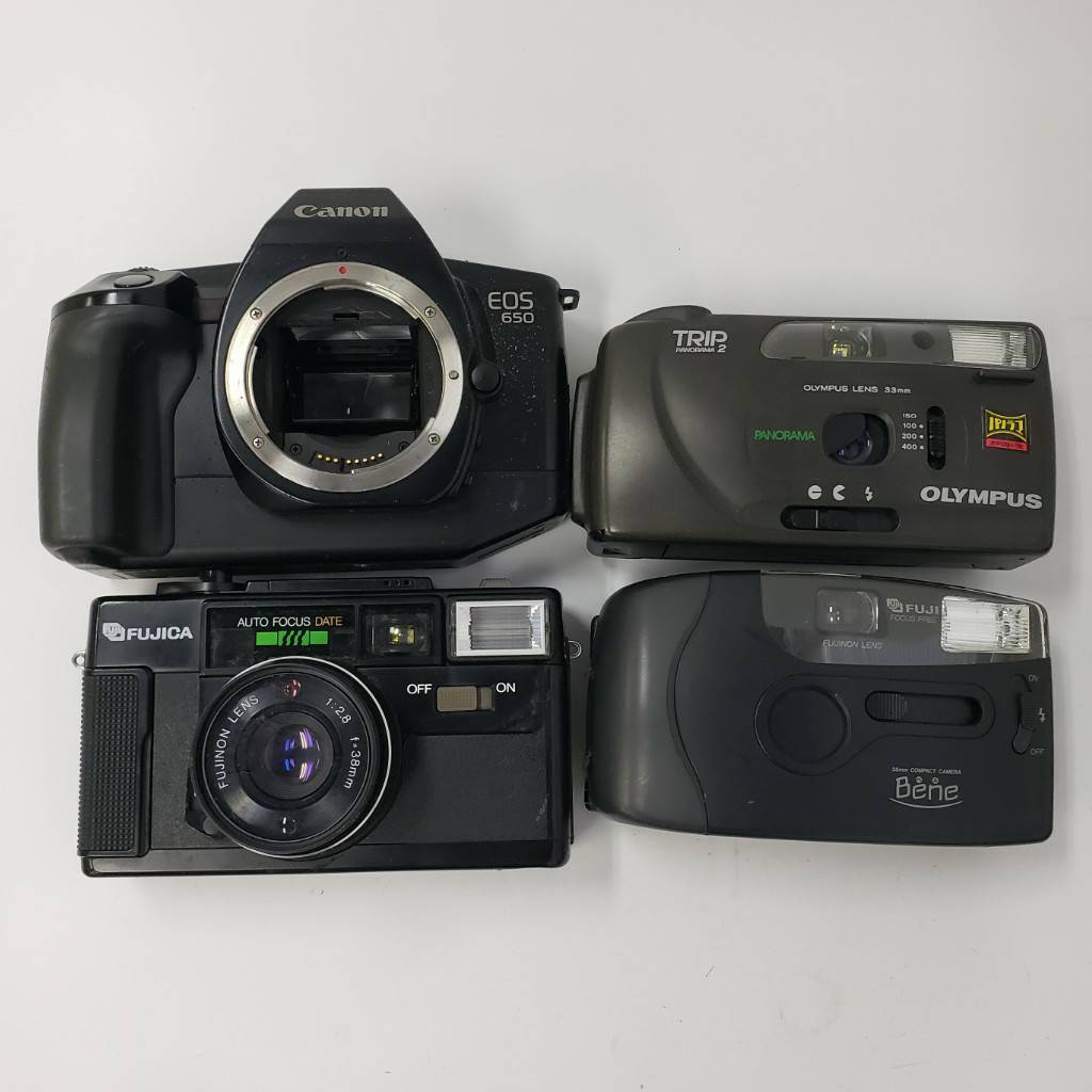 M061(10000)-582　カメラ・レンズまとめ　約10㎏　Canon　キャノン　OLYMPUS　PENTAX　ペンタックス　Nikon　ニコン　他　状態様々_画像4
