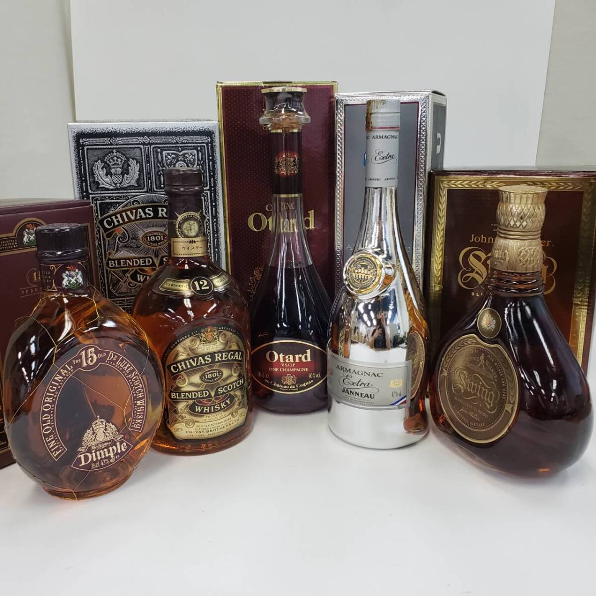M20366(061)-574/TM7000 sake * including in a package un- possible 5ps.@ summarize Dimple 15 year /CHIVAS REGAL 12 year /Otard V.S.O.P./ARMAGNAC Extra JANNEAU/Swing box attaching 