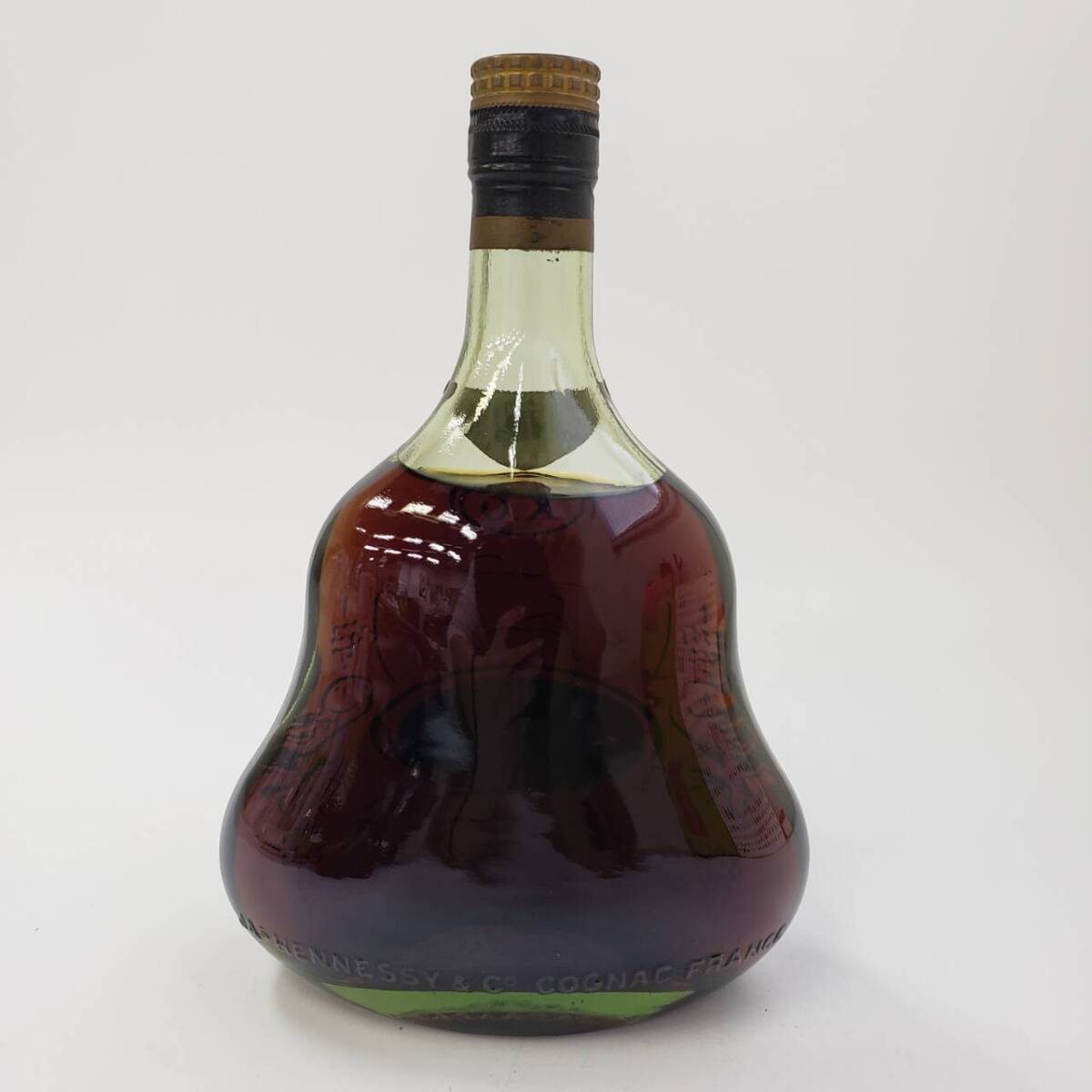 M37754(061)-597/TN18000　酒　Hennessy X.O COGNAC ヘネシー コニャック ブランデー グリーンボトル ゴールドキャップ 700ml _画像3