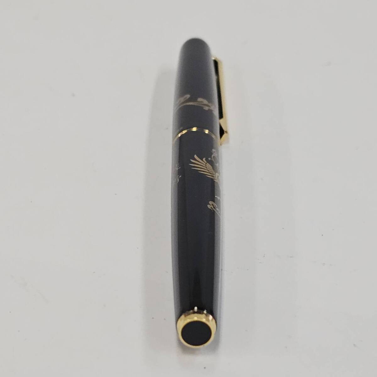 E33161(061)-632/IT5000　万年筆　PILOT　漆蒔絵　国光会　14K-585〈F〉A993　パイロット　文房具　筆記用具　ケース・インク付き_画像4