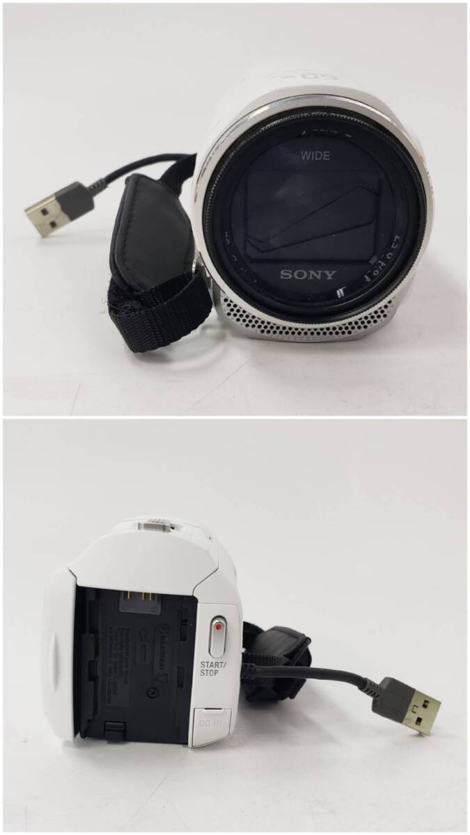 M100101(061)-555/SK10000　ビデオカメラ・三脚セット SONY HANDYCAM HD AVCHD HDR-CX670 9.2MEGA PIXELS_画像4