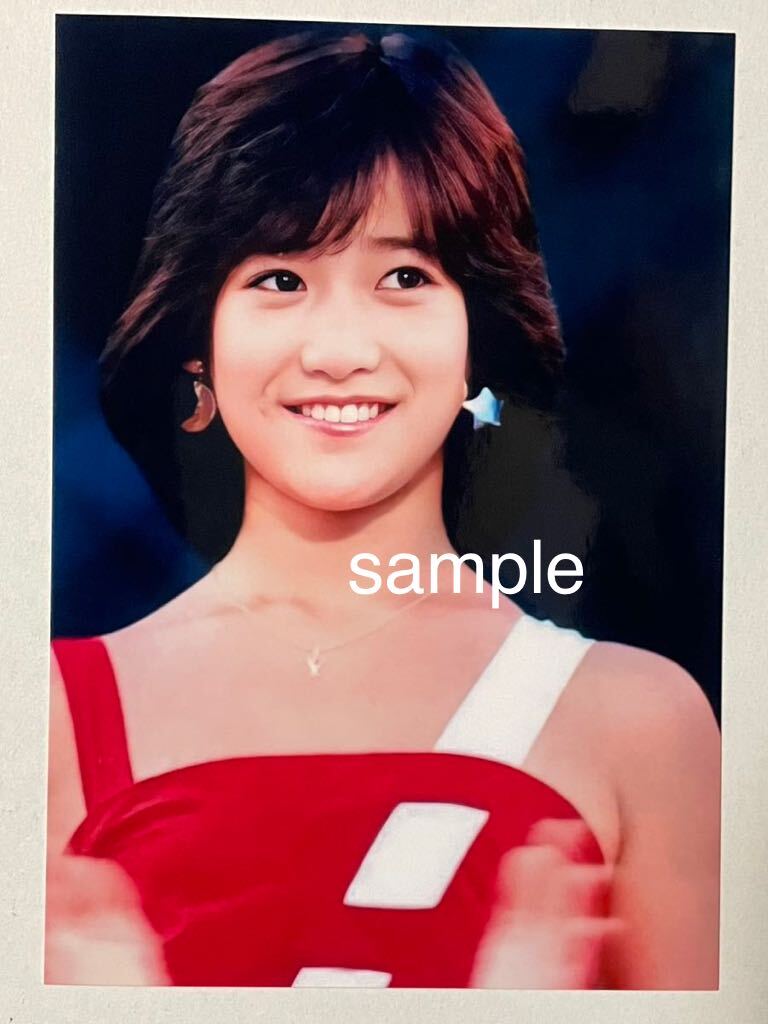  Okada Yukiko L stamp photograph idol 1170