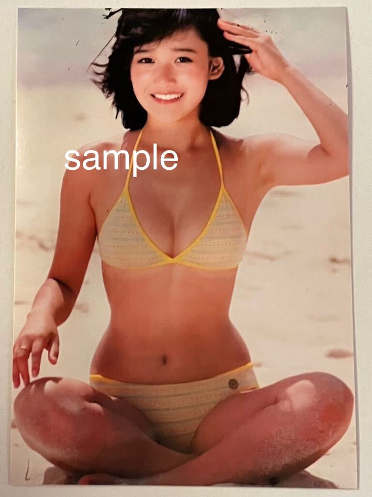  Okada Yukiko L stamp photograph idol 1247