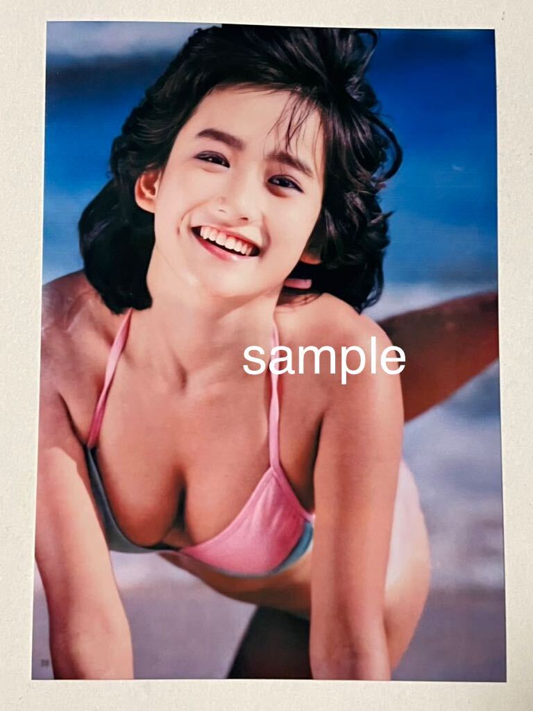  Okada Yukiko L stamp photograph idol 1261