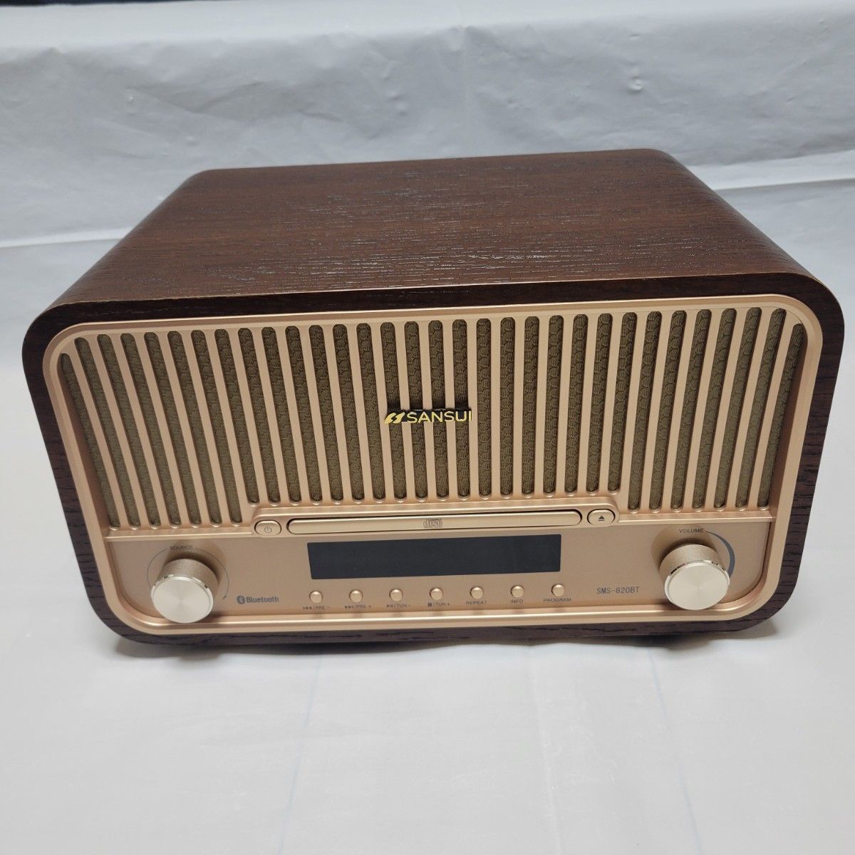 極美品】SANSUI SMS-820BT Bluetooth対応CDステレオ 昭和レトロ 極美品】SANSUI SMS-820BT Bluetooth対応CDステレオ 昭和レトロ