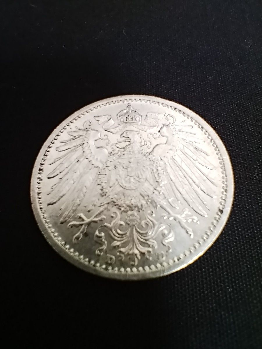 ドイツ帝国 1マルク銀貨