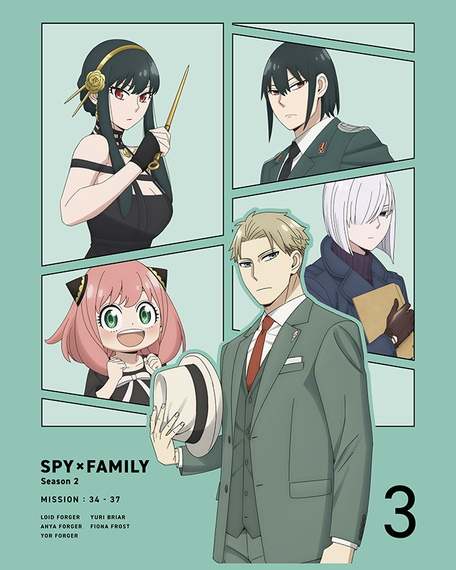 【新品同様品】『SPY×FAMILY』Season 2 Vol.1～Vol.3の全3巻セット 初回生産限定版 Blu-rayの画像4