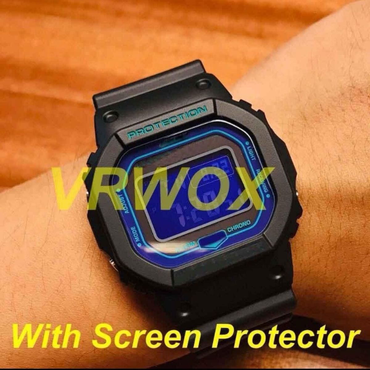 【２枚入り】腕時計GW-B5600用 9H 強化ガラスフィルム 高い透明度 傷