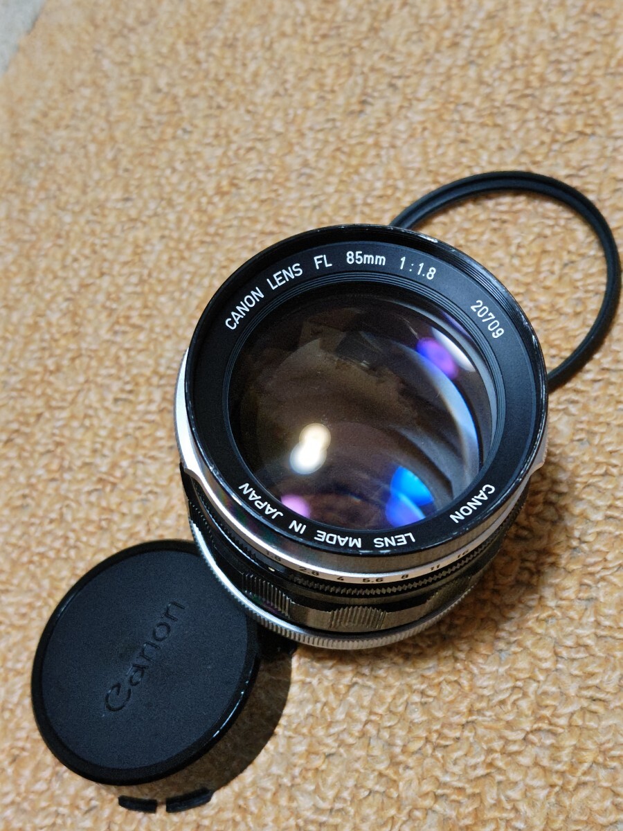 キヤノン　FL85mm F1,8　ジャンク品_画像1