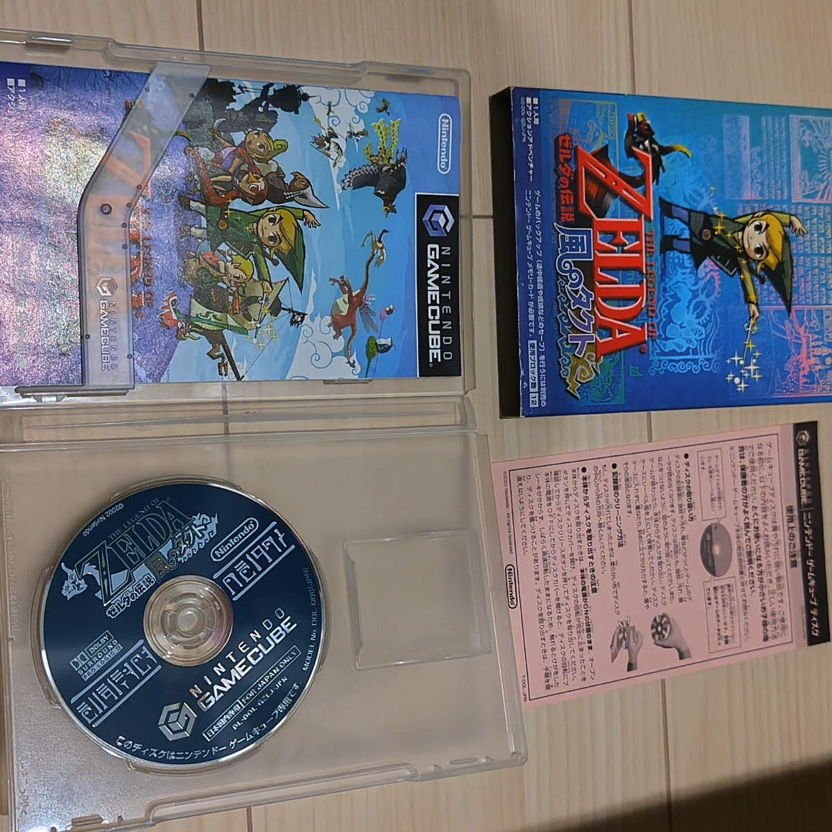 GAME CUBE ゲームキューブソフト【ZELDA ゼルダの伝説 風のタクト】_画像1