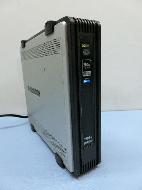 250GB☆IODATA HDH-U250S 外付けHDD アイ・オー・データ機器 USED 94664☆！！_画像1