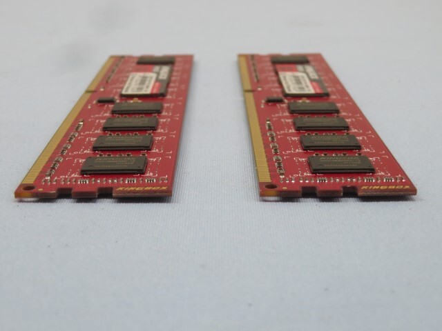 2GB×2枚■KINGBOX DDR3 240 PIN DIMM 1.5V PCメモリ キングボックス PCパーツ USED 94204■！！_画像2