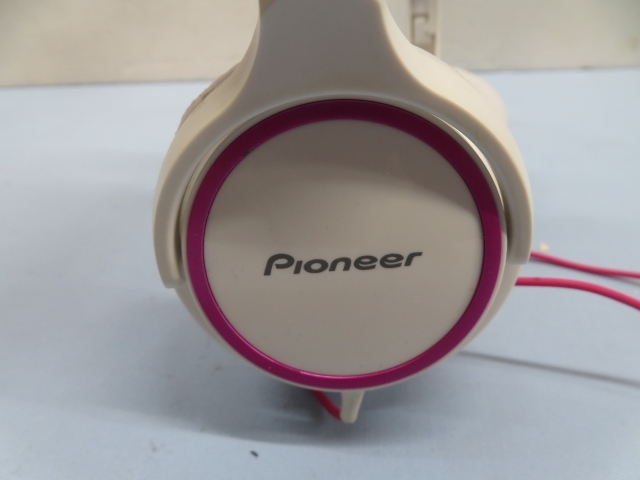 *Pioneer SE-MJ512 наушники розовый белый Pioneer наушники рабочий товар 94397*!!