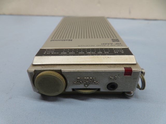  Showa Retro #National RF-566 портативный радио National FM/AM мобильный радио Junk 94499#!!