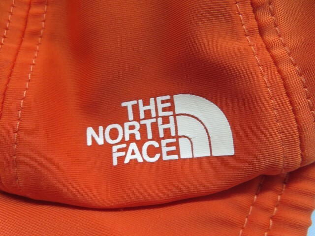 KSサイズ★THE NORTH FACE NNJO1909 サンシェイドキャップ キッズ用 オレンジ系 ザノースフェイス 帽子 USED 94575★！！_画像2