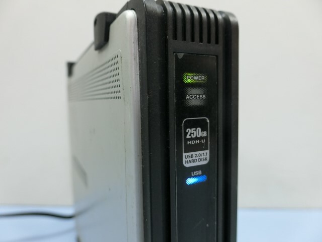 250GB☆IODATA HDH-U250S 外付けHDD アイ・オー・データ機器 USED 94664☆！！_画像2