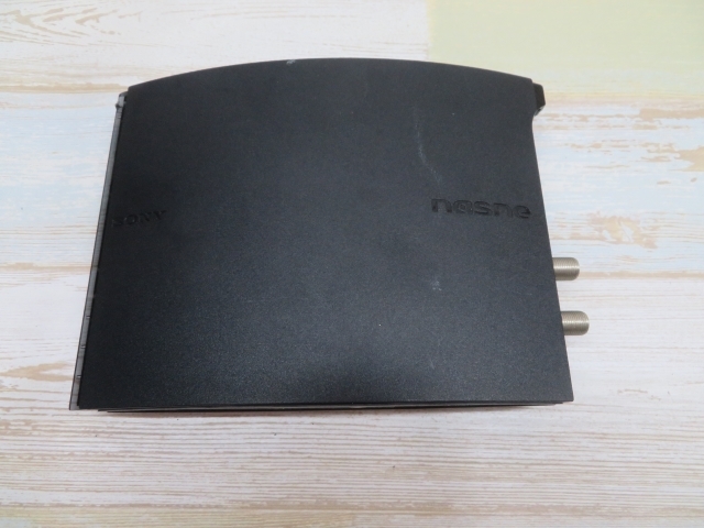 500GB★SONY CECH-ZNR1J ネットワークレコーダー nasne PS3 ソニー ナスネ アダプター/B-CAS赤カード付き USED 94734★！！_画像3