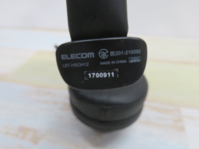■ELECOM LBT-HSOH12 片耳ヘッドセット ブラック エレコム 片耳ヘッドホン USBケーブル付き USED 94808■！！_画像7