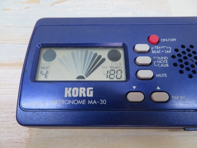 ★KORG MA-30 メトロノーム コルグ 電池付き 動作品 94853★！！_画像2