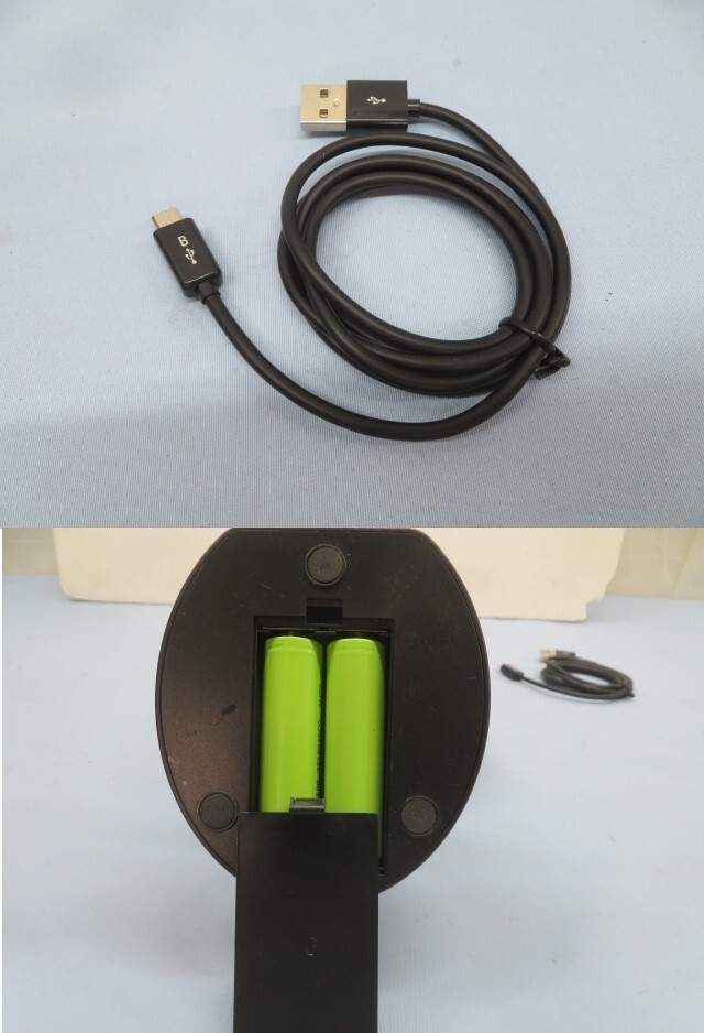 ★KEYNICE KN-F150 扇風機 USB充電 クリップ/卓上式 キーナイス 充電ケーブル付き 動作品 94497★！！_画像10