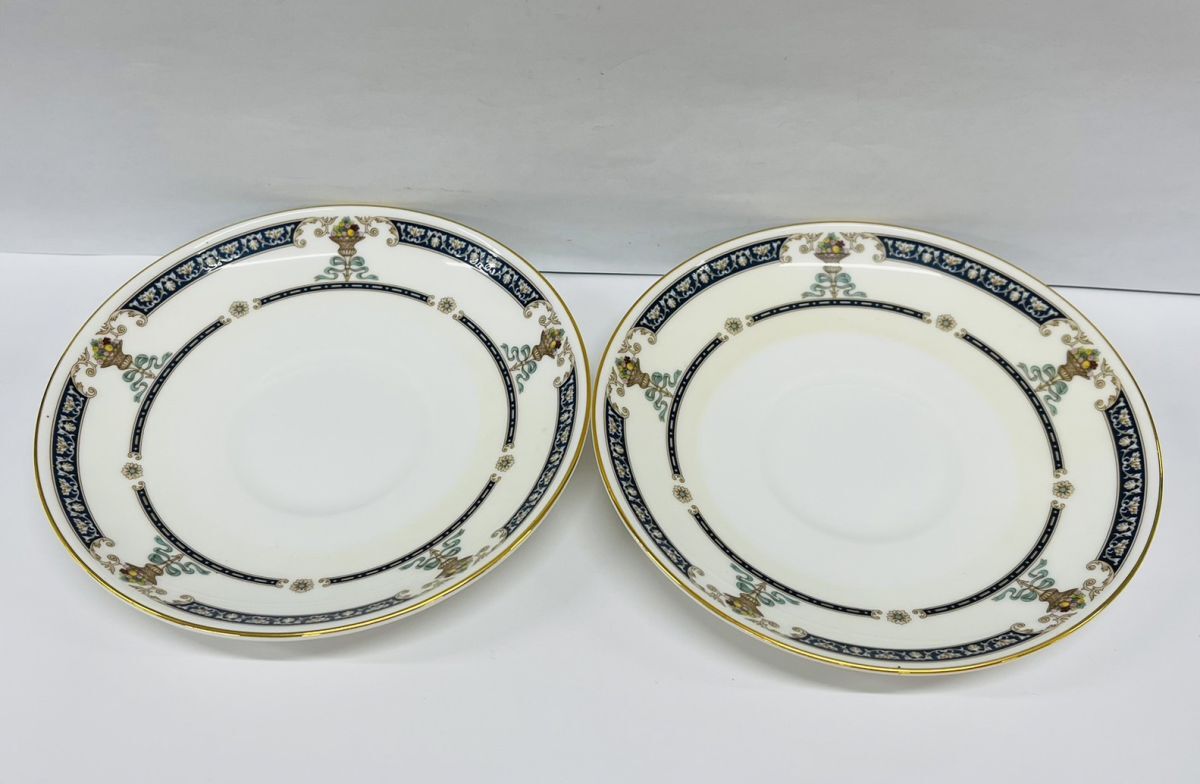 G264-H26-341 WEDGWOOD ウェッジウッド カップ&ソーサー コップ 茶器 ペア 2客 洋食器 2点セット_画像6