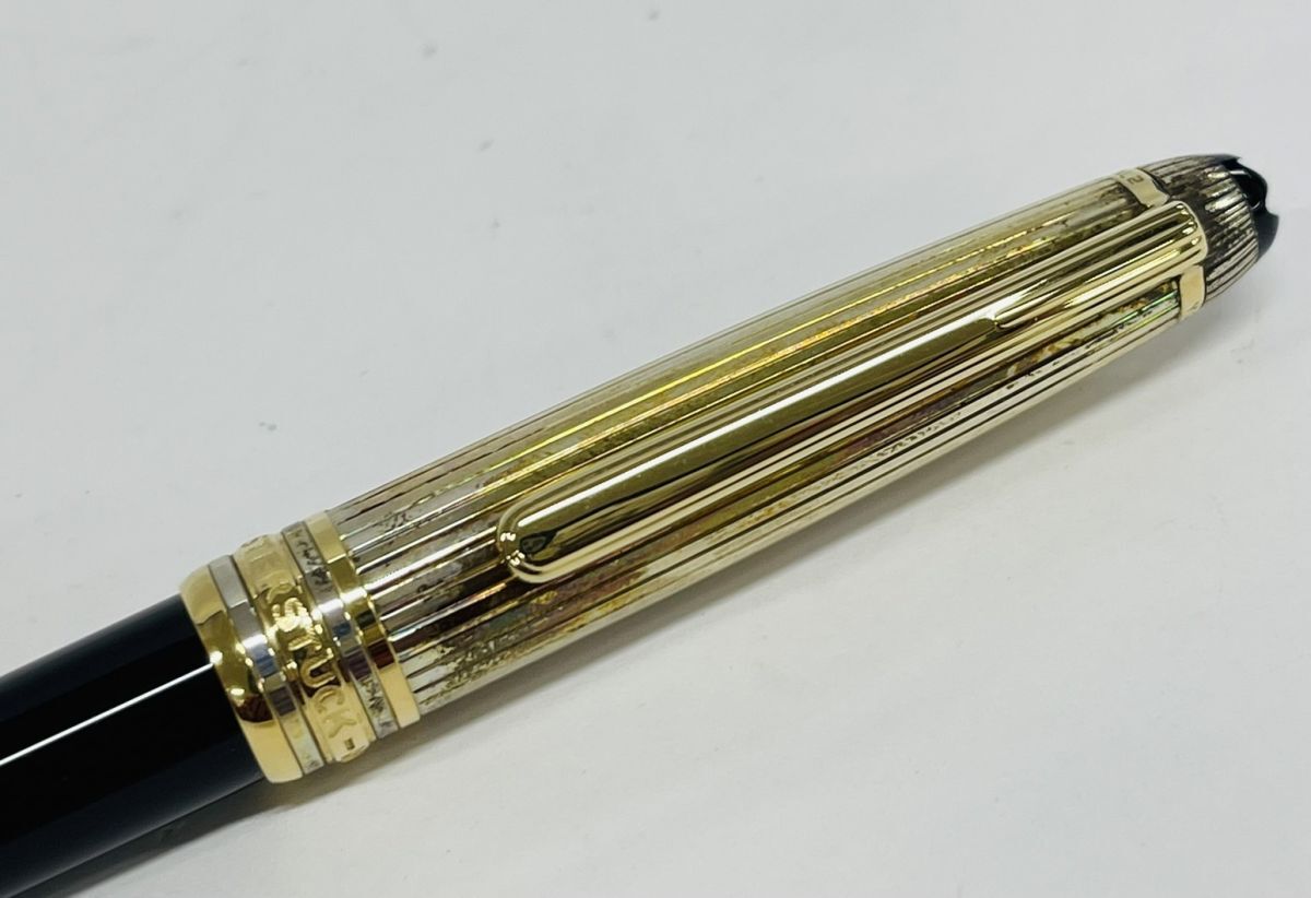 G242-G9-175 Mont Blanc モンブラン MEISTERSTUCK YG112406 GERMANY ボールペン 筆記具 筆記用具 ケース付き_画像9