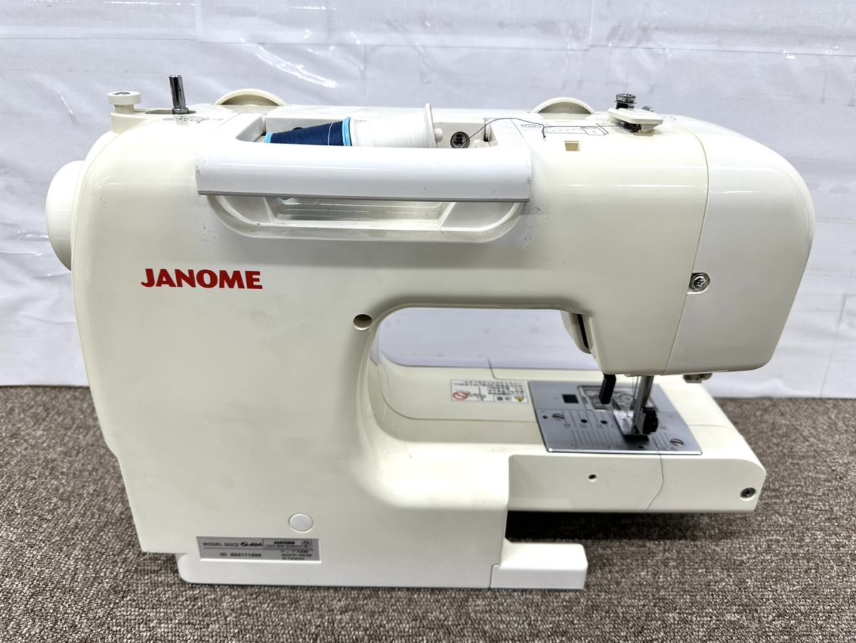 G007-124489-1 JANOME ジャノメ アニュドール Y101 電子ミシン 502型 針動作確認済み_画像8