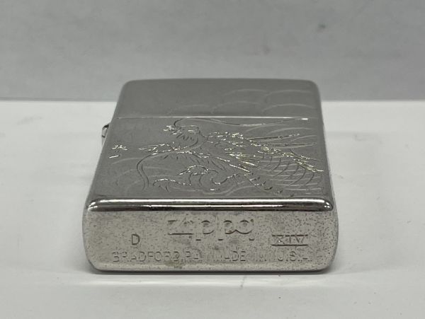 E216-K44-4660 ▲ ZIPPO ジッポー 春山 敏訓 1192/2000 龍 辰 ドラゴン オイルライター 喫煙具 喫煙グッズ 火花ありの画像6