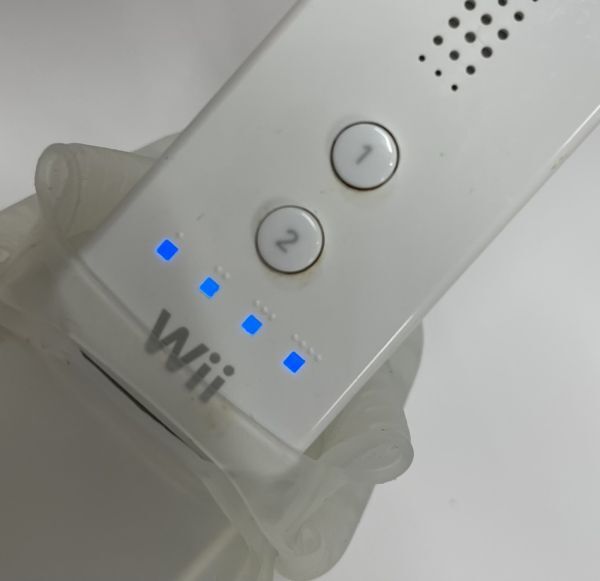 F260-G11-262 任天堂 Nintendo Wii モーションプラス リモコン Shiro ホワイト ピンク 2点セット 通電確認済みの画像9