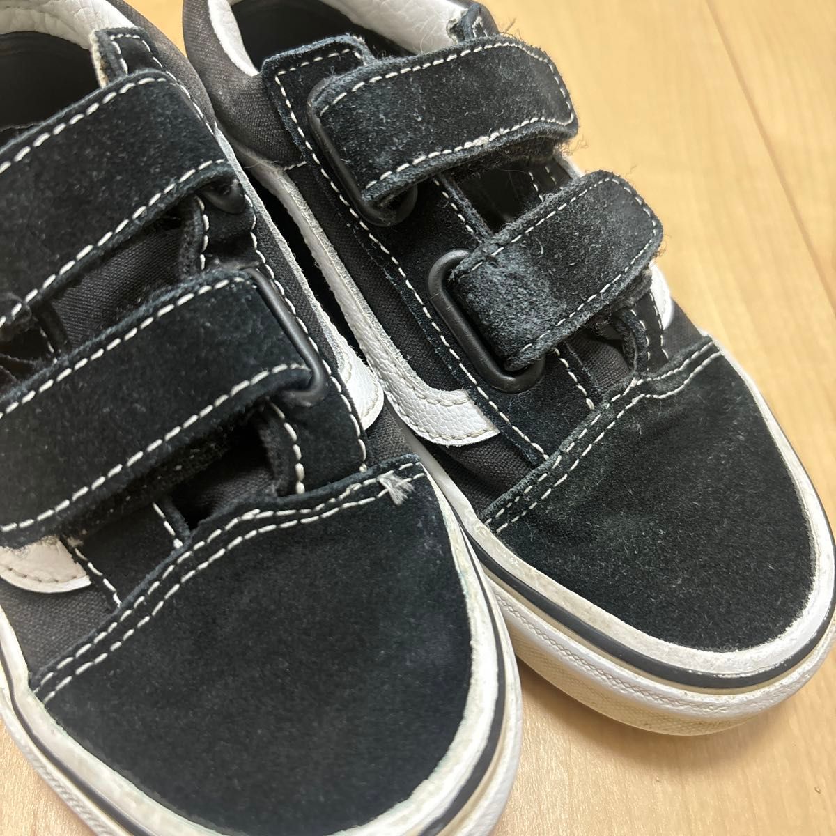 VANS バンズ オールドスクールベルクロ キッズ　ジュニア　スニーカー シューズ