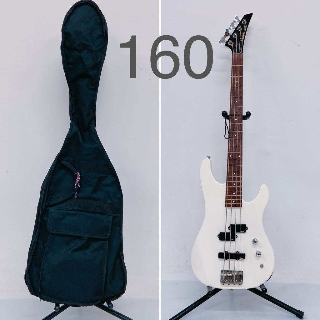 4Ｅ083 Vester MANIAC ヴェスターマニアック エレキギター E758071 弦長約82cm ナット幅約4.5cm (素人採寸) ソフトケース付 の画像1