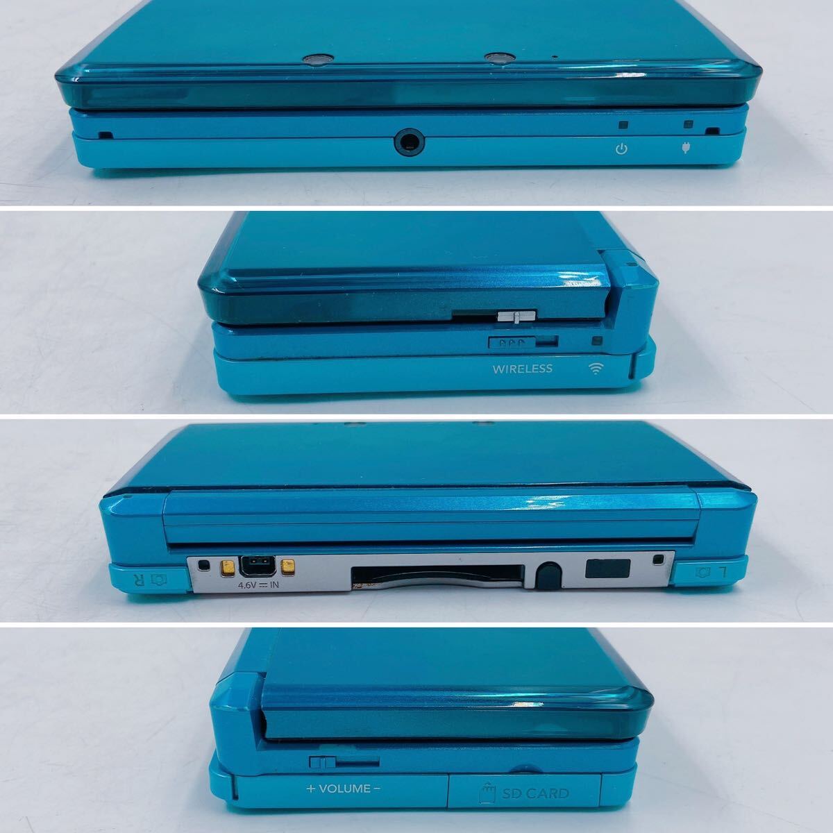 4D036 Nintendo 任天堂 3DS 3DSLL 2台 セット SPR-001 CTR-001 充電器付 通電確認済の画像4