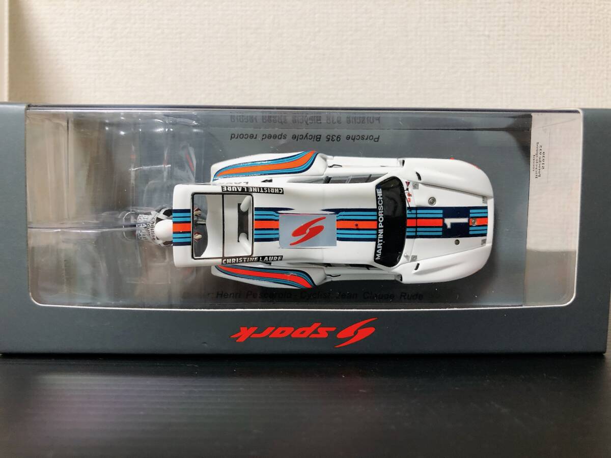 □スパークモデル 1/43 ポルシェ935 #1 H.ペスカローロ 自転車 □スパークモデル 1/43 ポルシェ935 #1 H.ペスカローロ 自転車