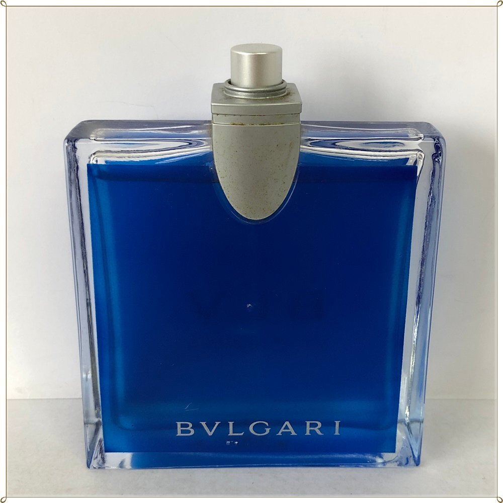 ○ ブルガリ 香水 ブルー プールオム オードトワレ 100ml BVLGARI BLV キャップ無し_画像2