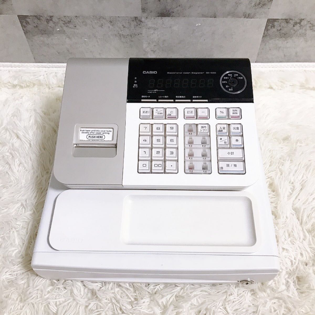 美品 CASIO 電子レジスター SE-S30 ホワイト 人気機種 店舗 美品 CASIO 電子レジスター SE-S30 ホワイト 人気機種 店舗