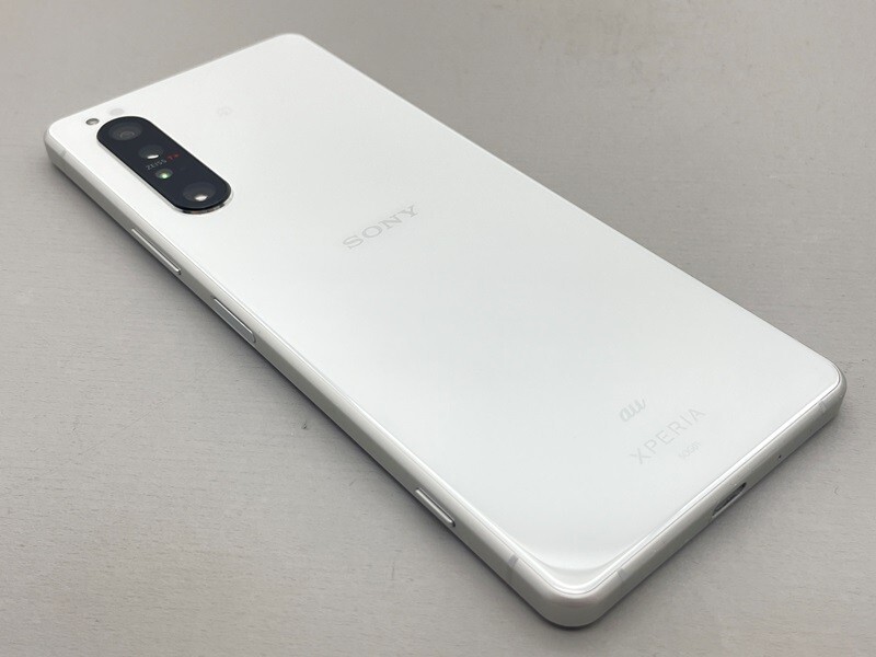 【超美品】SIMロック解除済み SIMフリー au SOG01 SONY Xperia 1 II ホワイト エクスペリア 判定○ 857749_画像4