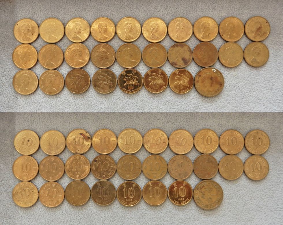 【USED品1円～】 香港ドル硬貨 計52ドル30セント_画像8