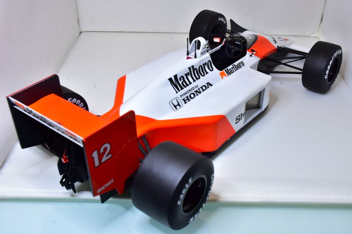 ★【プロモデラー製作】MENG model 1/12 マクラーレン MP4/4 1988ワールドチャンピオン McLaren MP4/4 アイルトン セナ モンモデル★の画像5