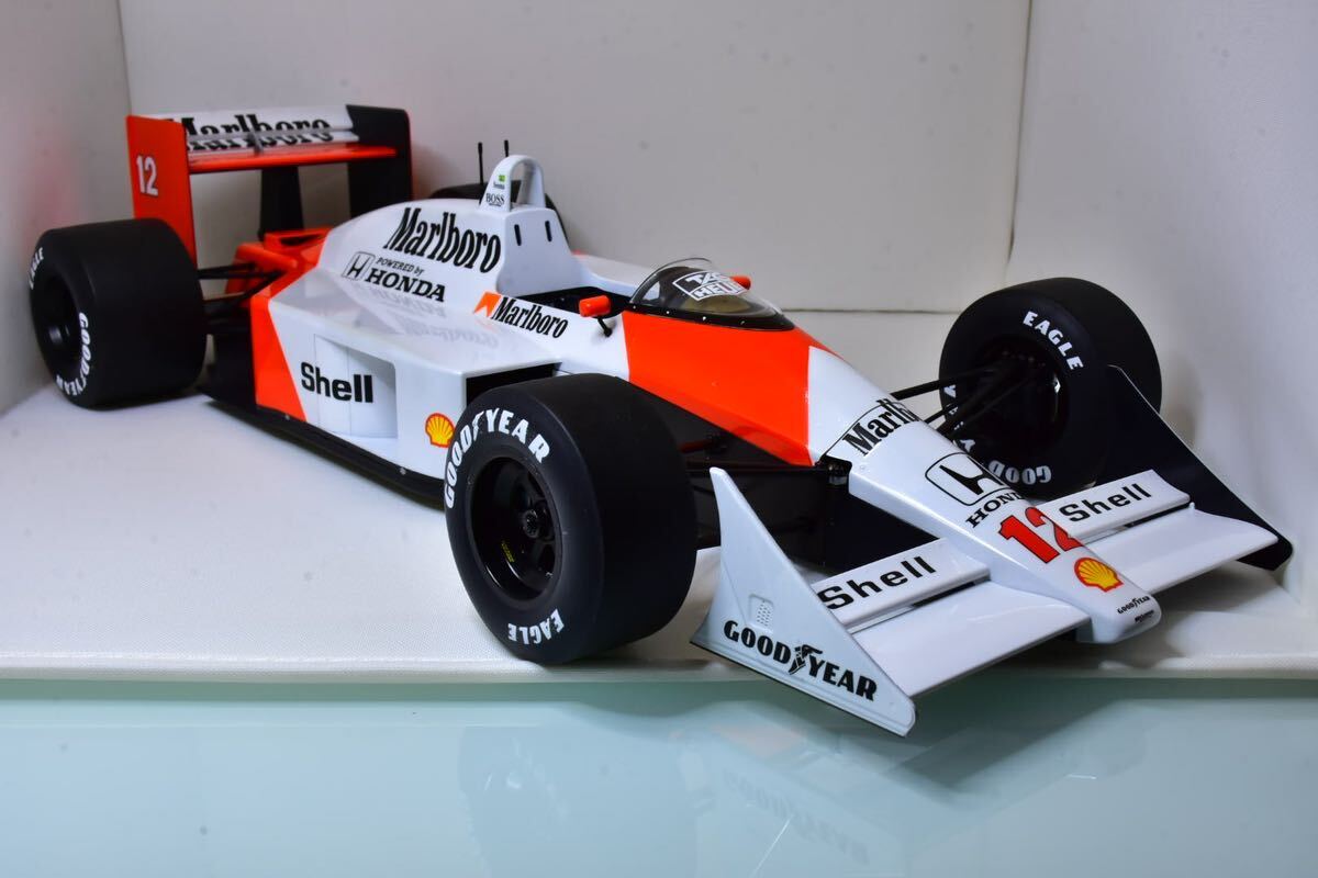 ★【プロモデラー製作】MENG model 1/12 マクラーレン MP4/4 1988ワールドチャンピオン McLaren MP4/4 アイルトン セナ モンモデル★の画像4