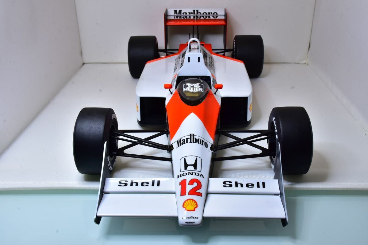 ★【プロモデラー製作】MENG model 1/12 マクラーレン MP4/4 1988ワールドチャンピオン McLaren MP4/4 アイルトン セナ モンモデル★の画像3