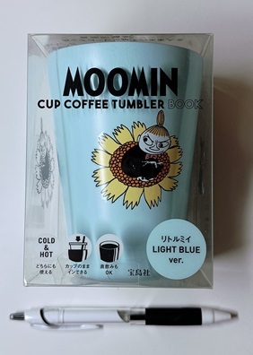 ◆ムーミン/カップコーヒータンブラー/リトルミイ LIGHT BLUE ver./未使用美品_画像1