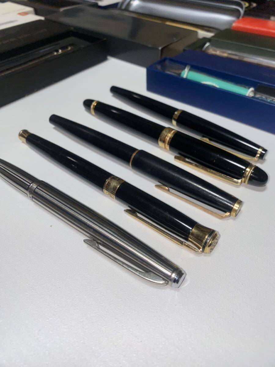 【１円～】 美品 MONT BLANC PARKER PILOT SAILOR WATERMAN モンブラン まとめ　セット ペン先14K 18k 万年筆 筆記用具 ステーショナリー_画像7