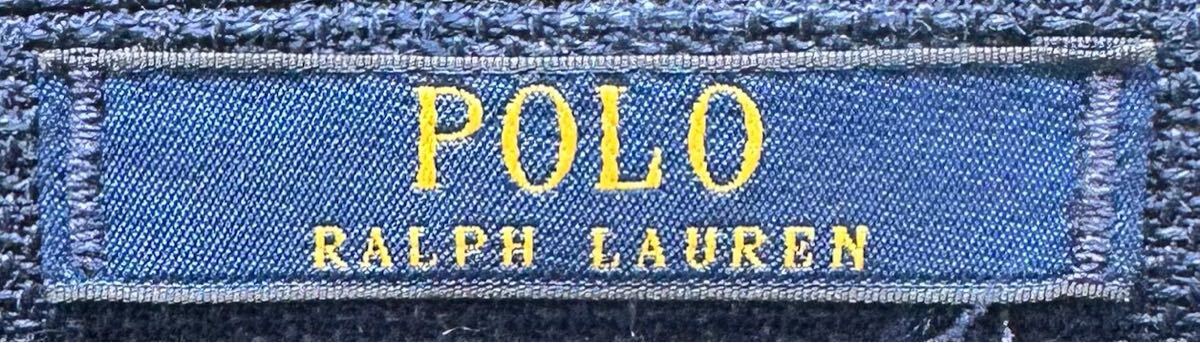 POLO RALPH LAUREN ポロ ラルフローレン　リネンジャケット ネイビー　XL相当　この季節に大活躍！_画像7